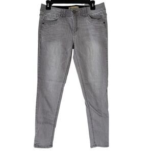Democracy "Ab" Technology Gray Jeans Womens Sz 6 Skinny Stretch Slimming